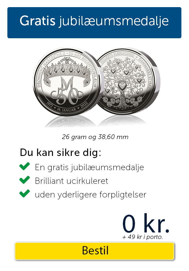 Bestil din jubilæumsmedalje