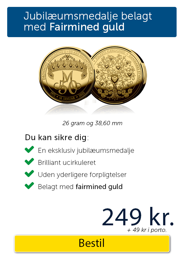 Bestil din jubilæumsmedalje