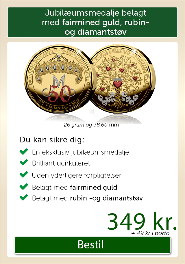 Bestil din jubilæumsmedalje