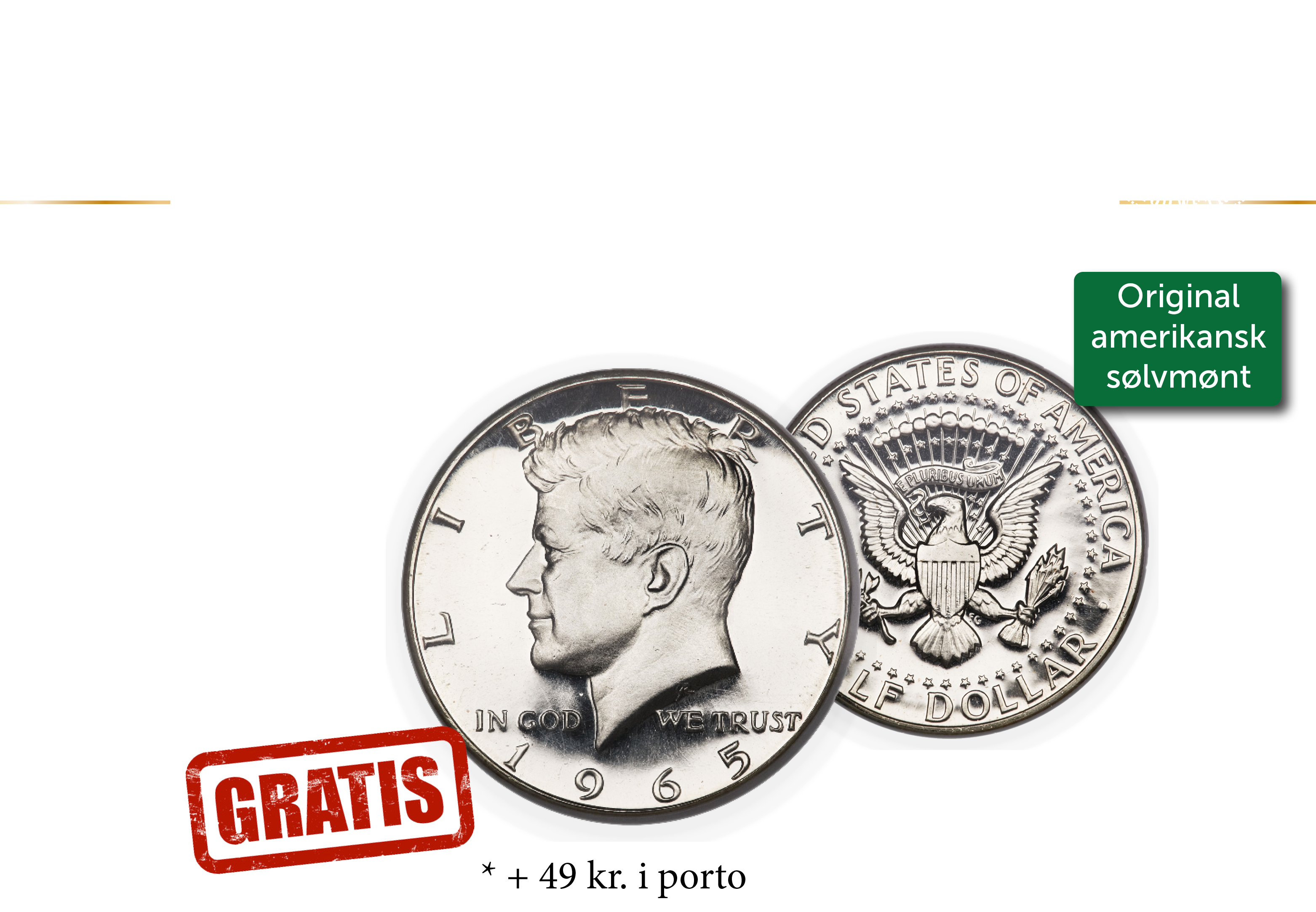 60-året for John F. Kennedys indsættelse som præsident fejres med et godt tilbud. 