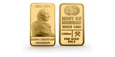 1/200 oz H.C. Andersen 1805-1875 i box 