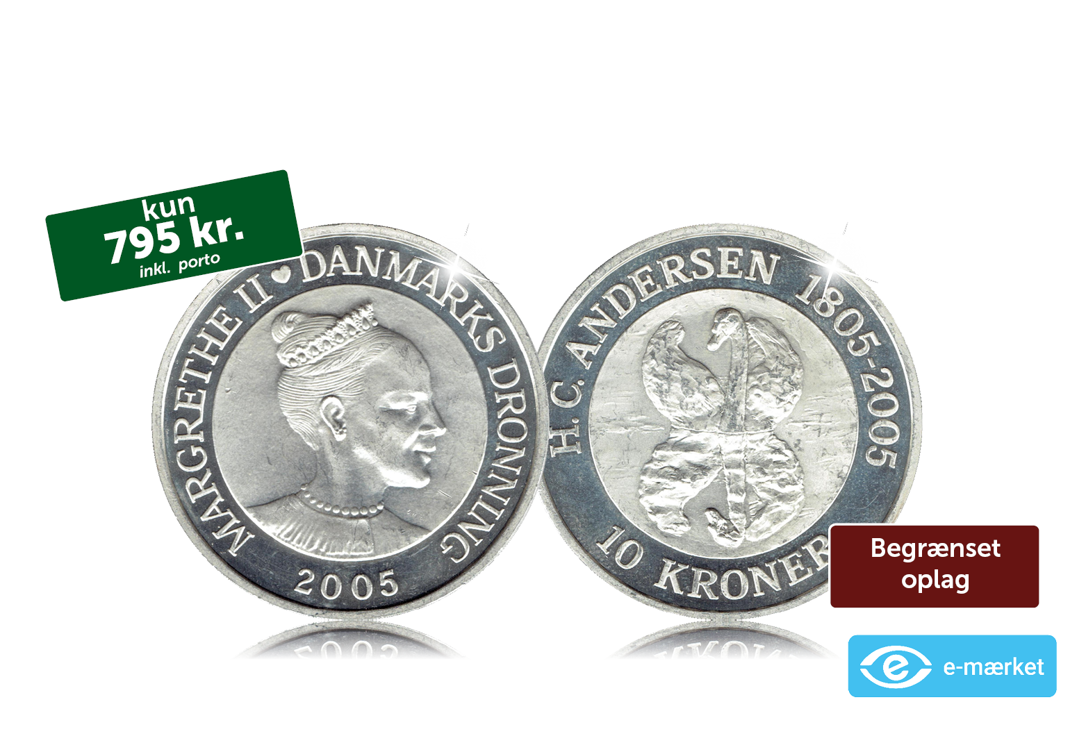 En mønt i 99,9 % sølv - H. C. Andersens Den grimme ælling