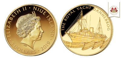 $5 The Royal Ship Dannebrog 2019 
