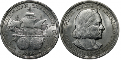 $ 1/2 Columbian Exposition (1892-1893)