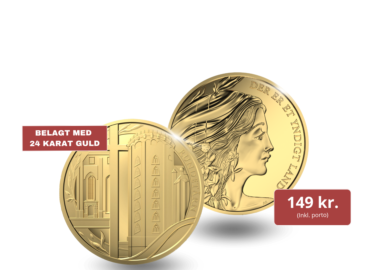 Vi hylder Rundetårn med en eksklusiv forgyldt medalje