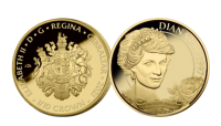 En officiel guldmønt til minde om den uforglemmelige Diana, prinsesse af Wales 60-års fødselsdag. En af verdens første mønter belagt med Fairmined rose gold nogensinde! 