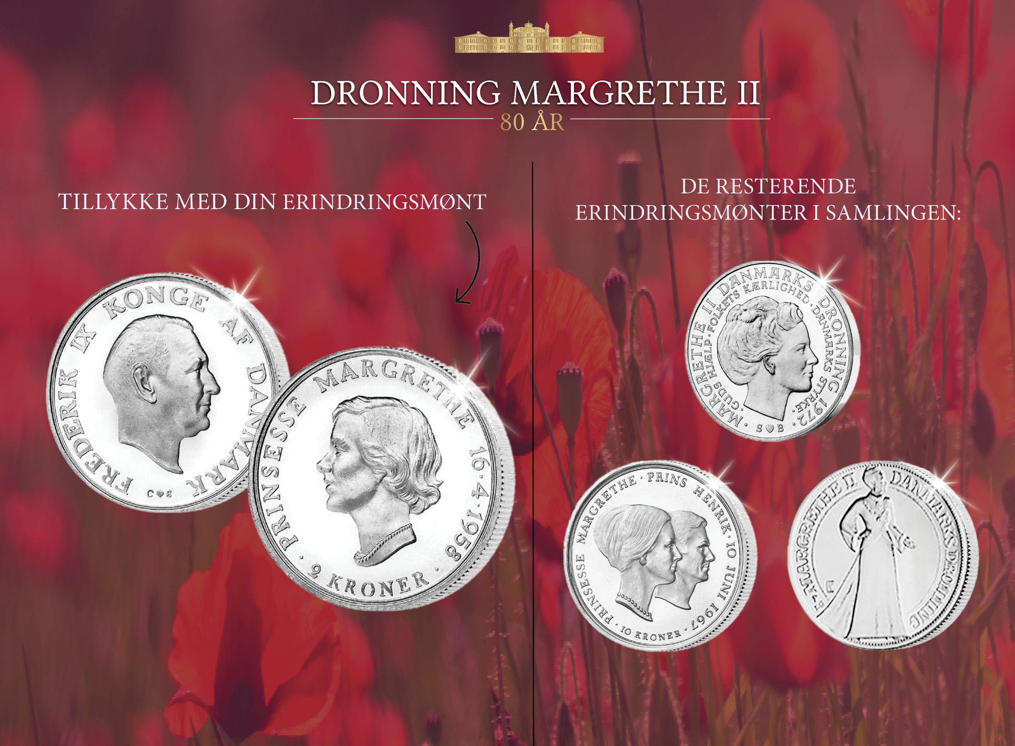 Dronning Margrethe 80 år - Gyldne højdepunkter 1940-2020