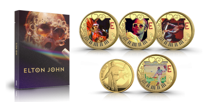 Elton John 5-mønt sæt 