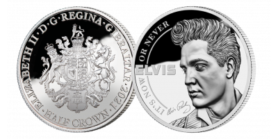 Elvis Presley - It's now or never sølvmønt 