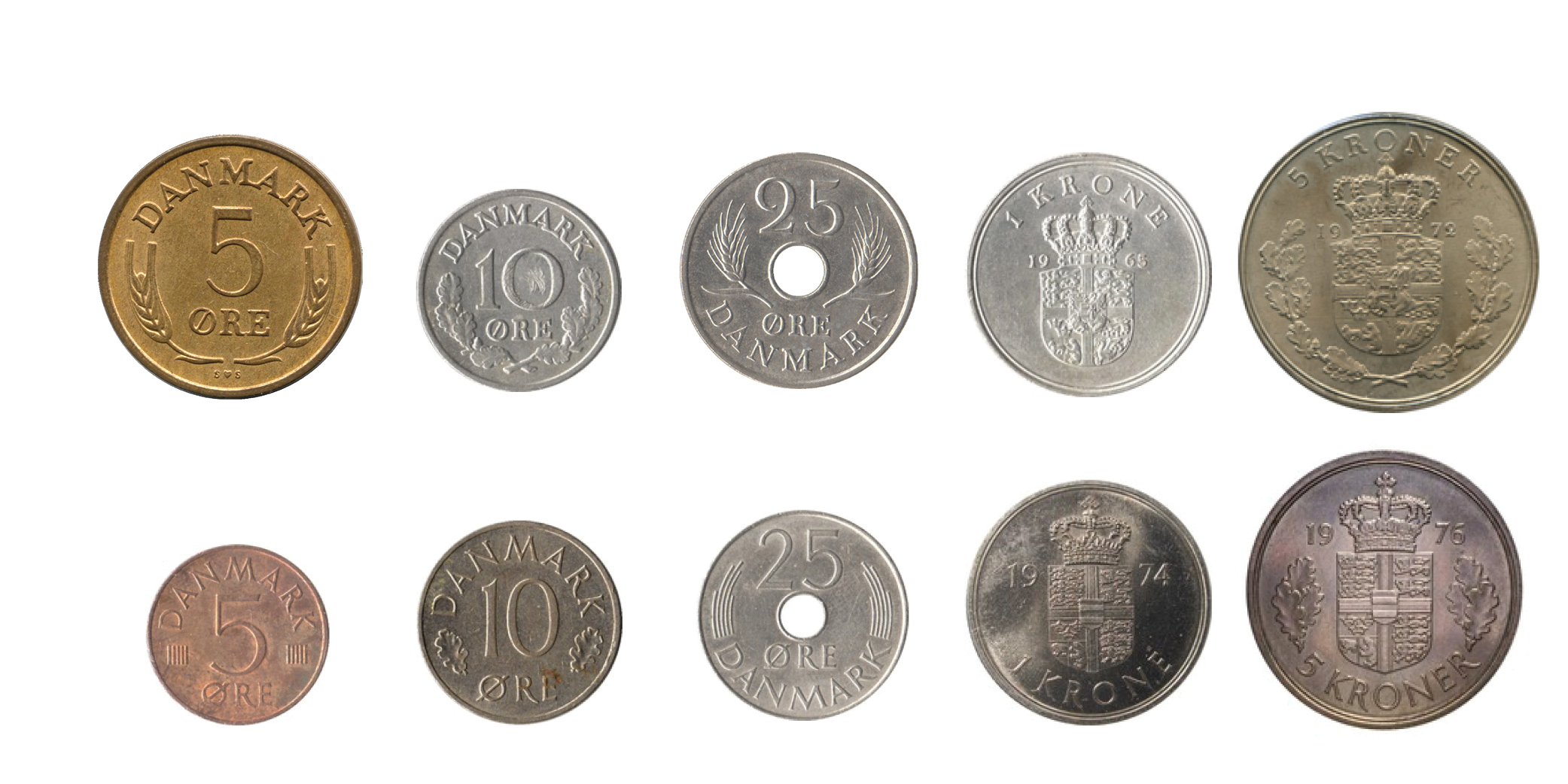 Ved ethvert tronskifte fejrer vi en ny regent samtidig med at mindes den netop afdøde tidligere regent. Mønthuset har samlet et originalt dansk sæt. 