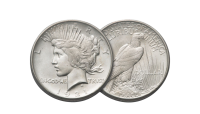 Den ikoniske Peace Dollar 1921 - præget i High Relief 