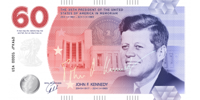 JFK Banknote 1963-2023 