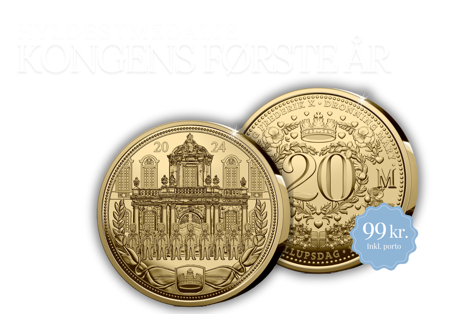 Hyld 1-års jubilæet for det historie tronskifte