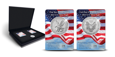 Legendary Silver Eagle 2-coin set