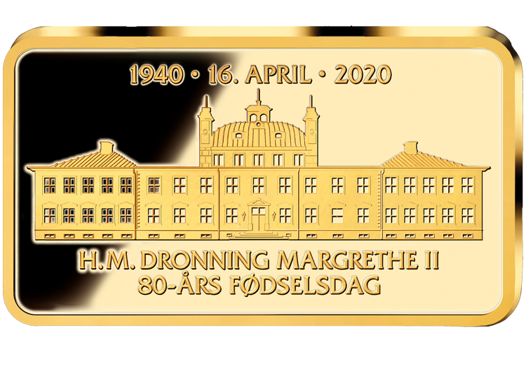 Margrethe 80 år 2,5 gram Margrethe 80 år 2,5 gram