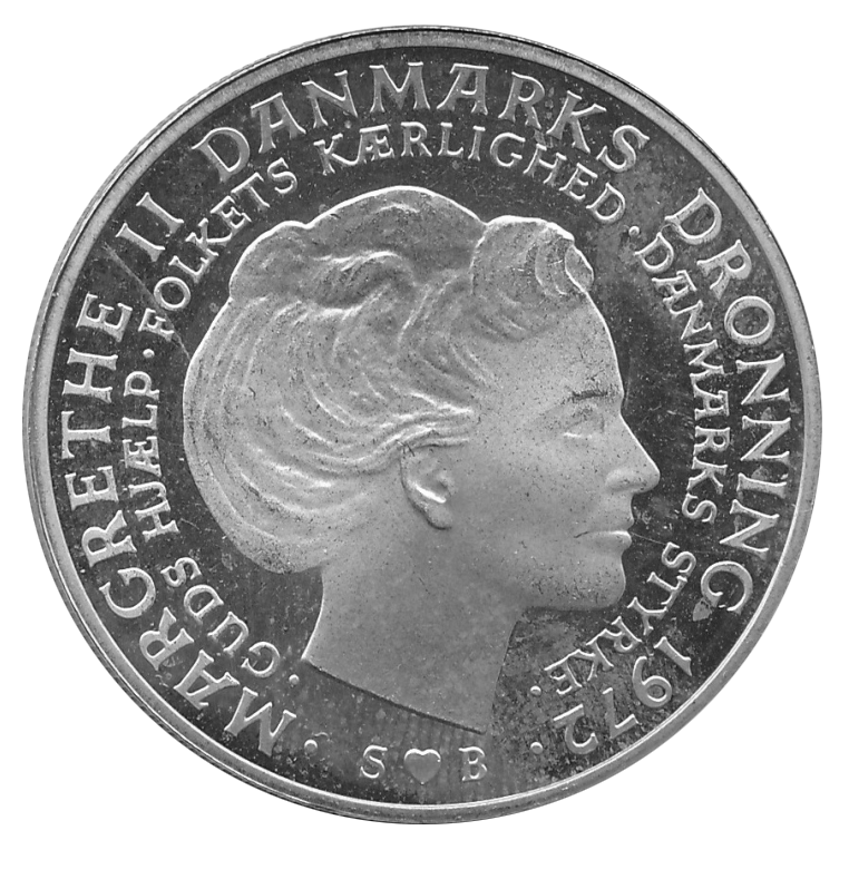 erindringmønt_sølv_10_krone_1972_forside erindringmønt_sølv_10_krone_1972_forside