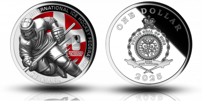 Official IIHF 2025 Silver Coin 'Denmark' 