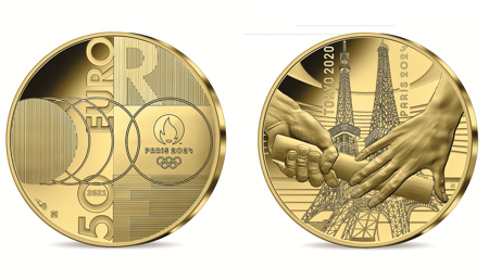 €50 2021 Paris Handover 1/4 oz €50 2021 Paris Handover 1/4 oz